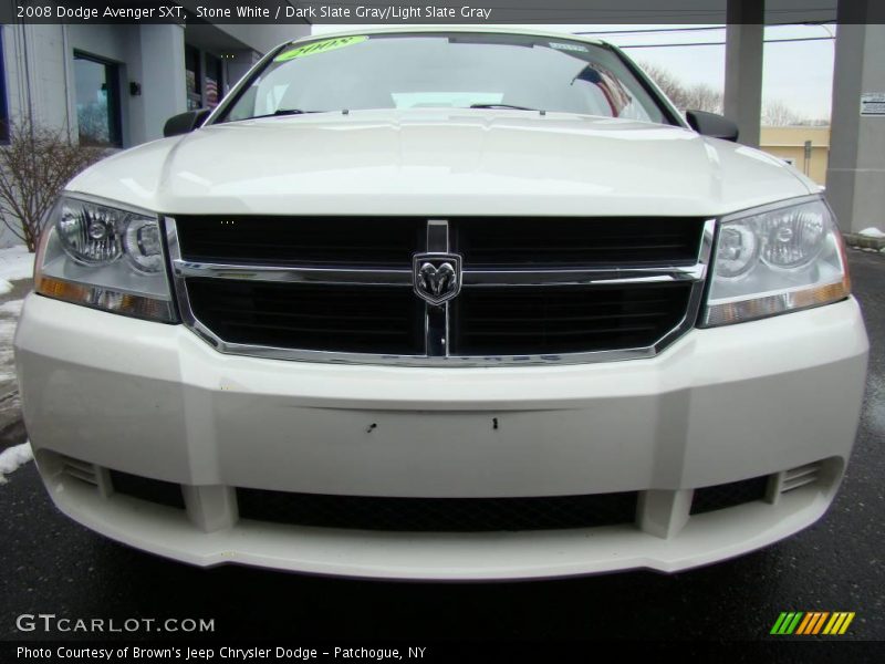 Stone White / Dark Slate Gray/Light Slate Gray 2008 Dodge Avenger SXT