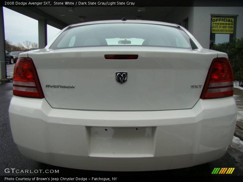 Stone White / Dark Slate Gray/Light Slate Gray 2008 Dodge Avenger SXT