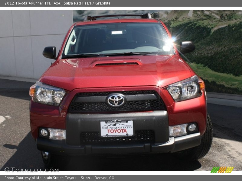 Salsa Red Pearl / Graphite 2012 Toyota 4Runner Trail 4x4