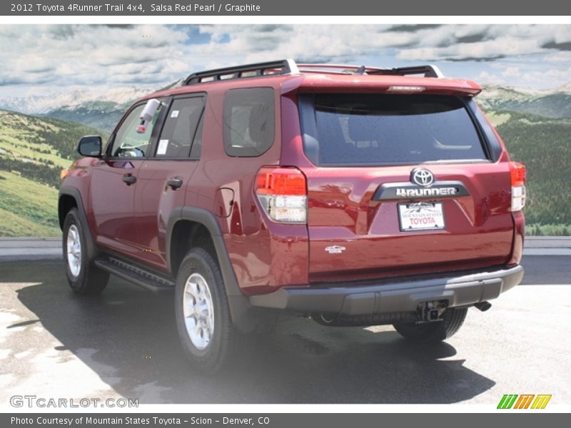 Salsa Red Pearl / Graphite 2012 Toyota 4Runner Trail 4x4