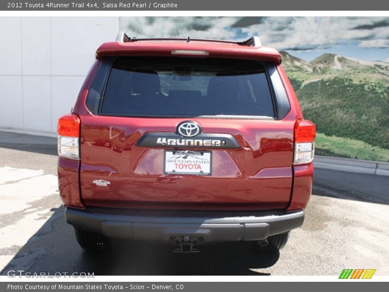 Salsa Red Pearl / Graphite 2012 Toyota 4Runner Trail 4x4