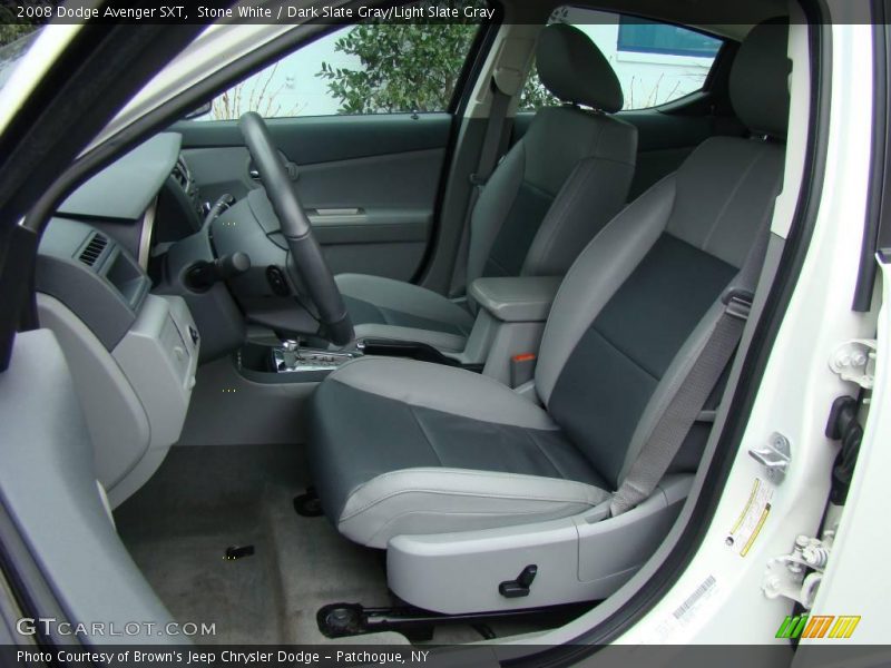 Stone White / Dark Slate Gray/Light Slate Gray 2008 Dodge Avenger SXT