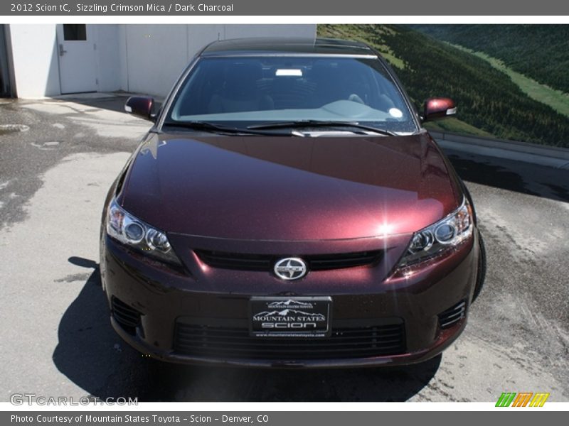 Sizzling Crimson Mica / Dark Charcoal 2012 Scion tC
