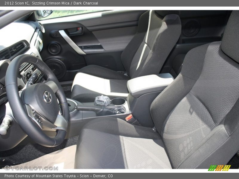Sizzling Crimson Mica / Dark Charcoal 2012 Scion tC
