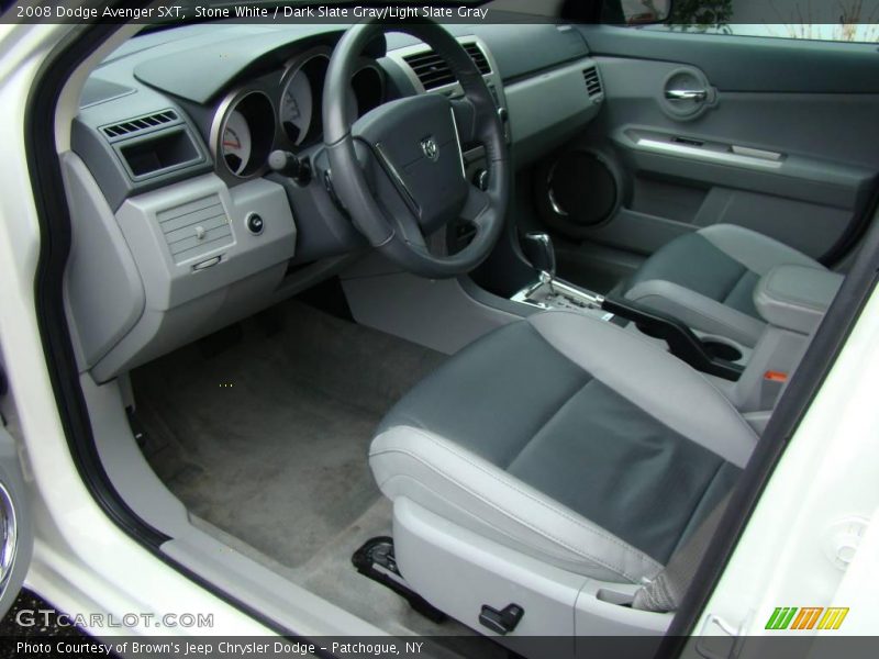 Stone White / Dark Slate Gray/Light Slate Gray 2008 Dodge Avenger SXT
