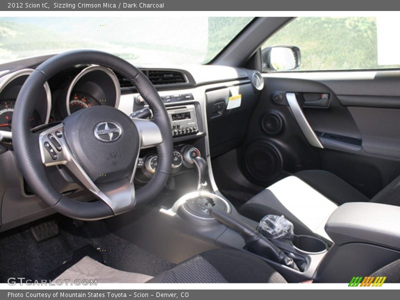 Sizzling Crimson Mica / Dark Charcoal 2012 Scion tC