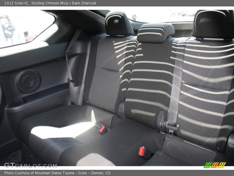 Sizzling Crimson Mica / Dark Charcoal 2012 Scion tC