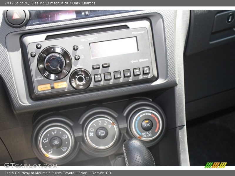 Sizzling Crimson Mica / Dark Charcoal 2012 Scion tC