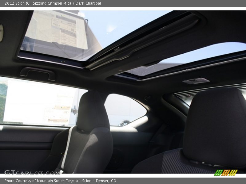 Sizzling Crimson Mica / Dark Charcoal 2012 Scion tC