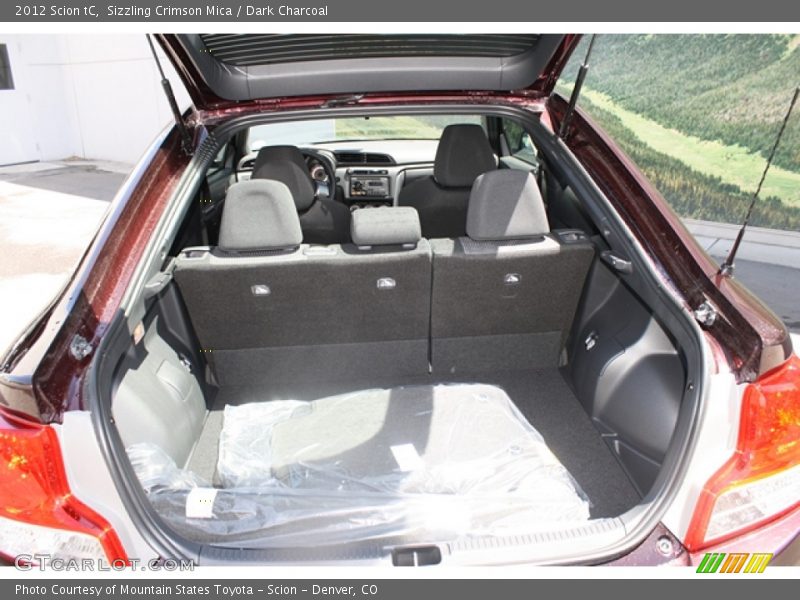 Sizzling Crimson Mica / Dark Charcoal 2012 Scion tC