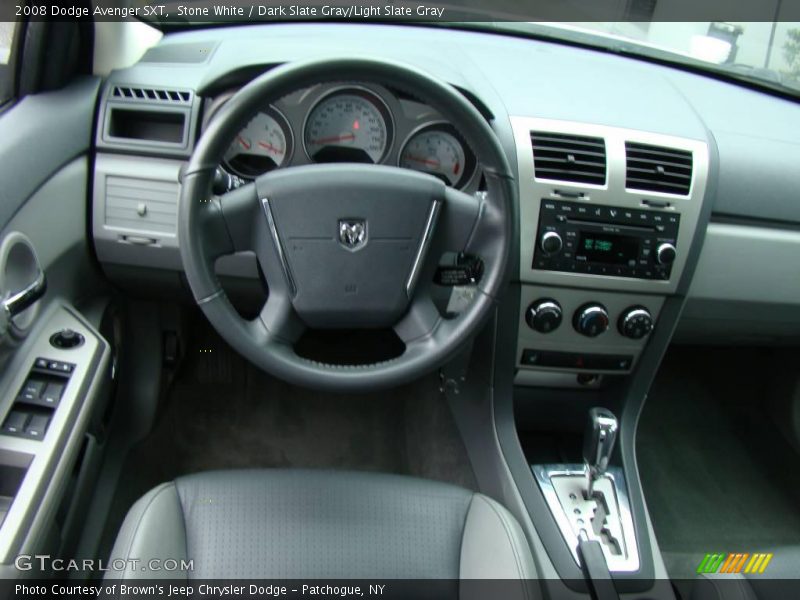 Stone White / Dark Slate Gray/Light Slate Gray 2008 Dodge Avenger SXT