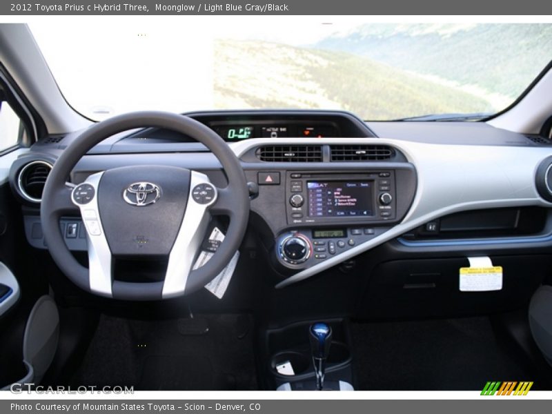 Dashboard of 2012 Prius c Hybrid Three