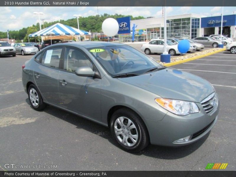Natural Khaki / Beige 2010 Hyundai Elantra GLS