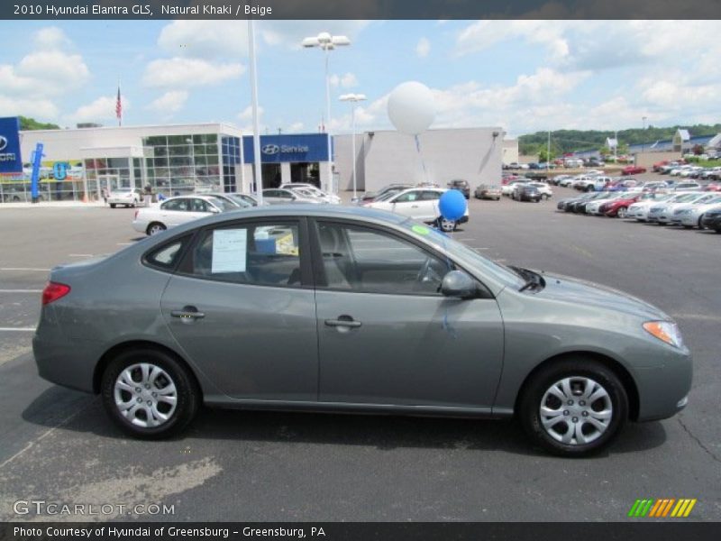 Natural Khaki / Beige 2010 Hyundai Elantra GLS