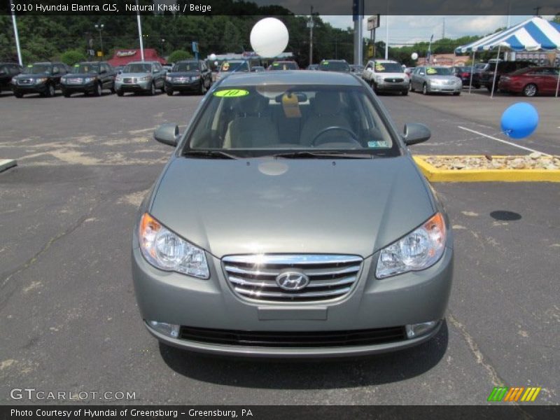 Natural Khaki / Beige 2010 Hyundai Elantra GLS