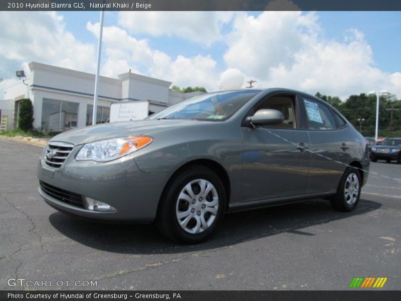Natural Khaki / Beige 2010 Hyundai Elantra GLS