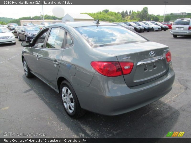 Natural Khaki / Beige 2010 Hyundai Elantra GLS