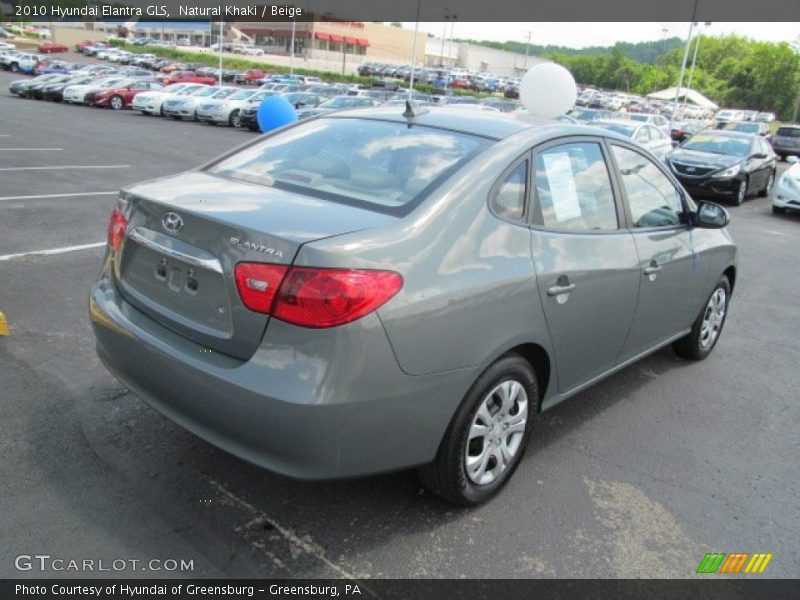 Natural Khaki / Beige 2010 Hyundai Elantra GLS