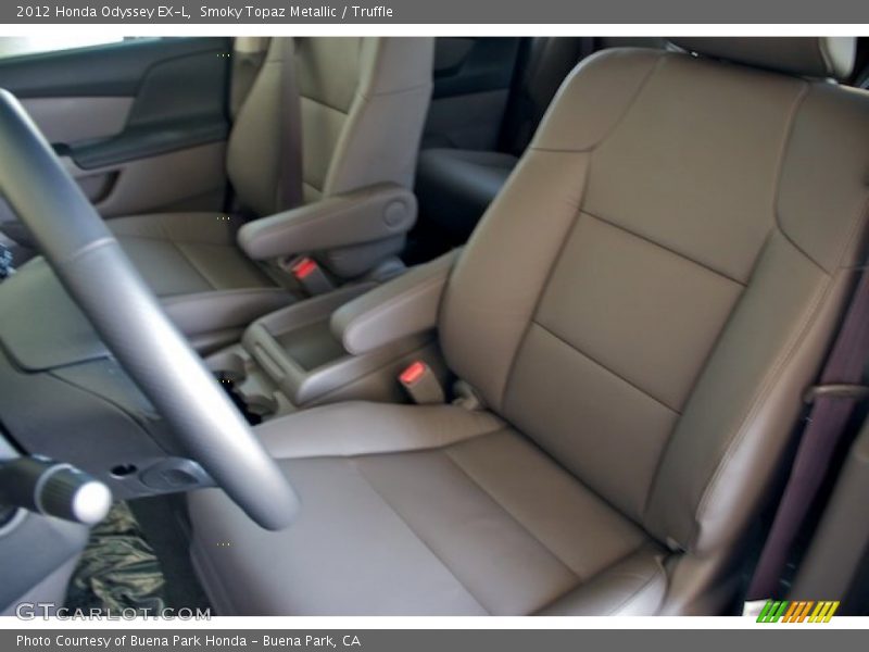 Smoky Topaz Metallic / Truffle 2012 Honda Odyssey EX-L