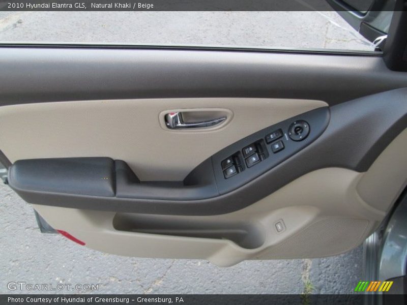 Natural Khaki / Beige 2010 Hyundai Elantra GLS