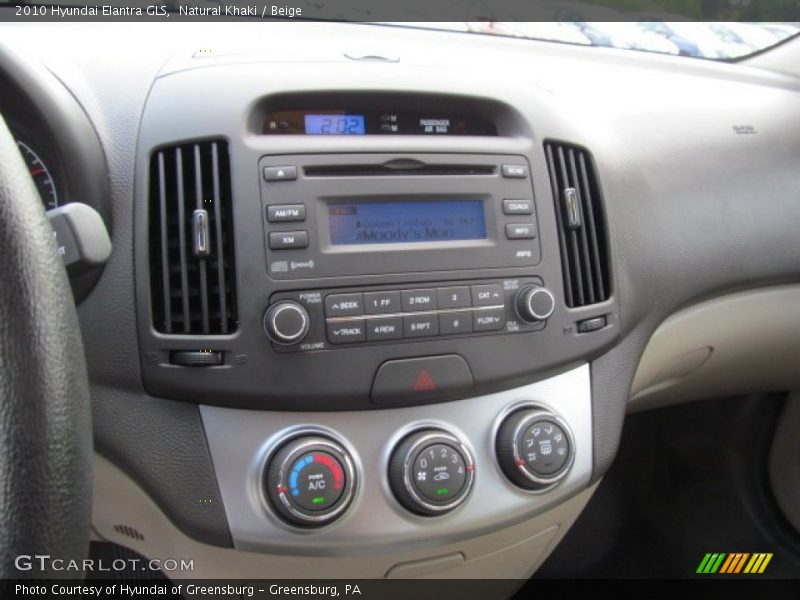 Natural Khaki / Beige 2010 Hyundai Elantra GLS