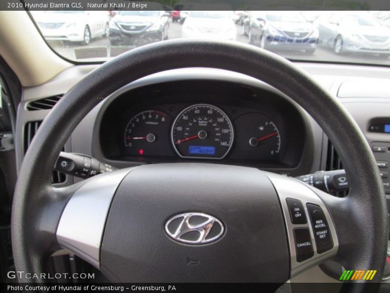 Natural Khaki / Beige 2010 Hyundai Elantra GLS