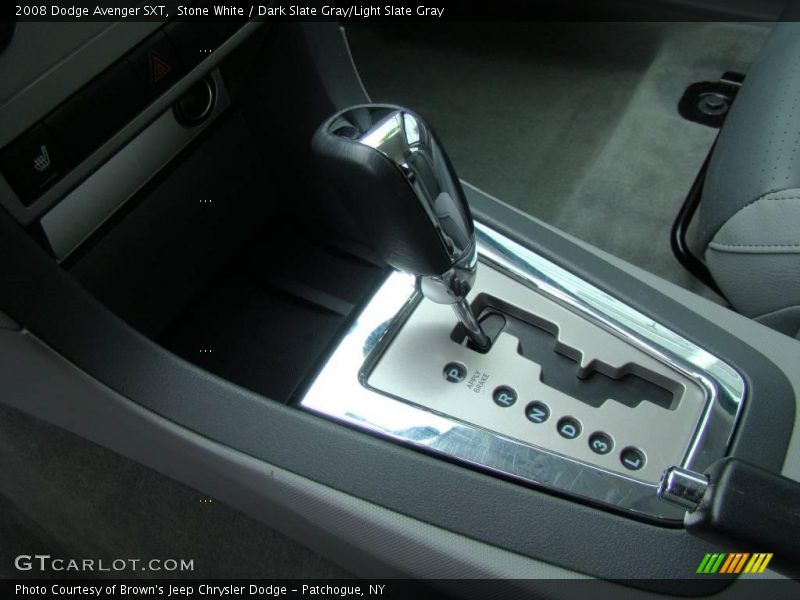 Stone White / Dark Slate Gray/Light Slate Gray 2008 Dodge Avenger SXT