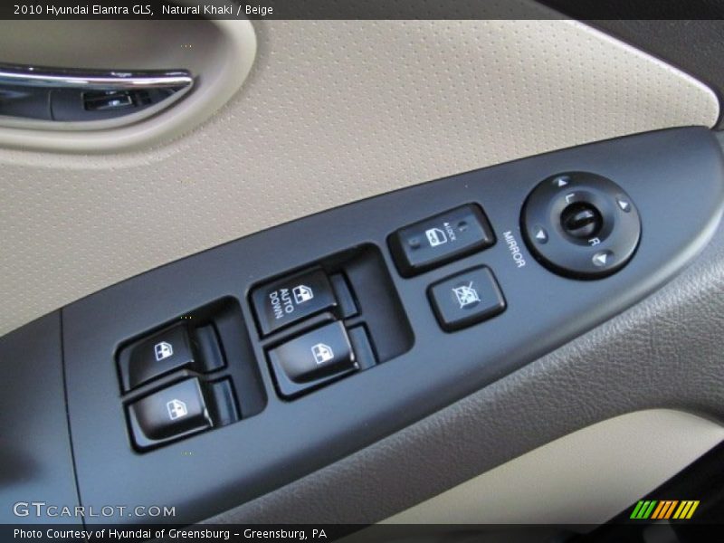 Natural Khaki / Beige 2010 Hyundai Elantra GLS
