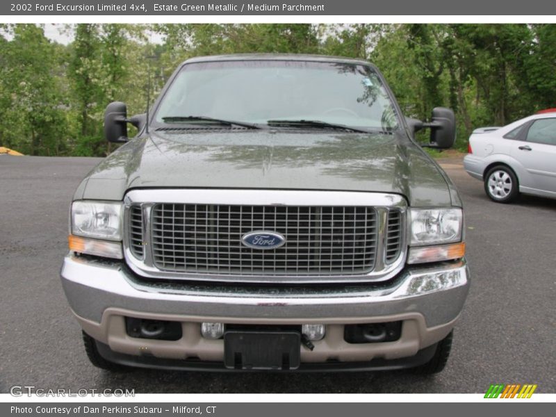 Estate Green Metallic / Medium Parchment 2002 Ford Excursion Limited 4x4
