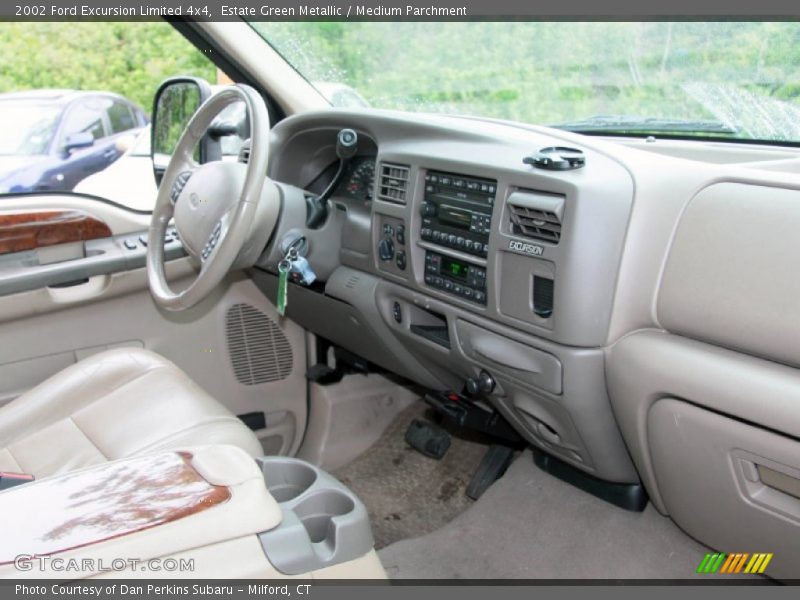 Estate Green Metallic / Medium Parchment 2002 Ford Excursion Limited 4x4