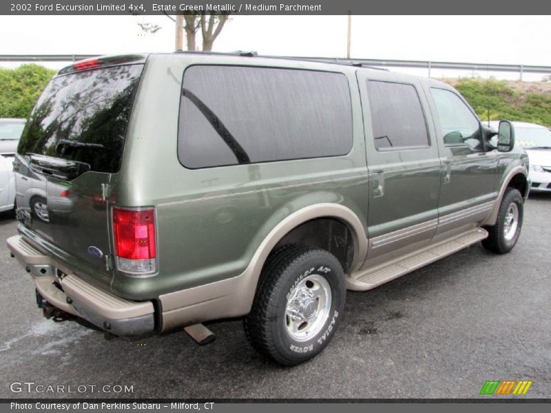 Estate Green Metallic / Medium Parchment 2002 Ford Excursion Limited 4x4