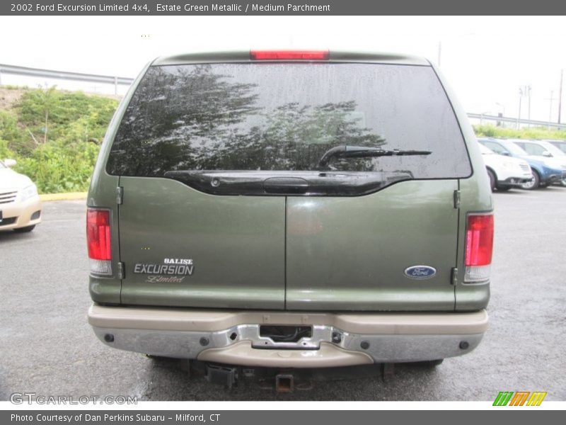 Estate Green Metallic / Medium Parchment 2002 Ford Excursion Limited 4x4
