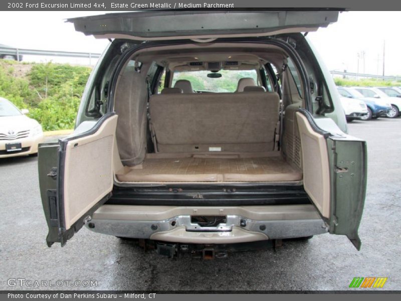Estate Green Metallic / Medium Parchment 2002 Ford Excursion Limited 4x4