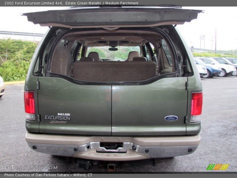 Estate Green Metallic / Medium Parchment 2002 Ford Excursion Limited 4x4
