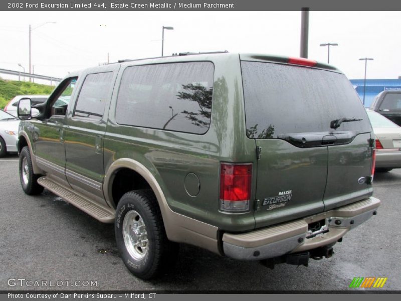 Estate Green Metallic / Medium Parchment 2002 Ford Excursion Limited 4x4