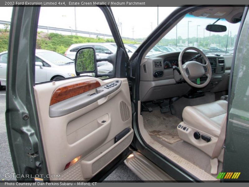 Estate Green Metallic / Medium Parchment 2002 Ford Excursion Limited 4x4