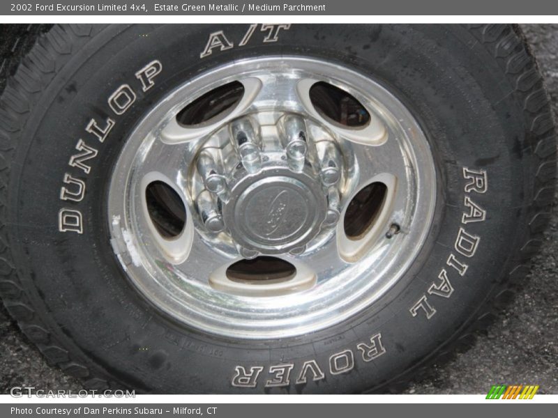 Estate Green Metallic / Medium Parchment 2002 Ford Excursion Limited 4x4