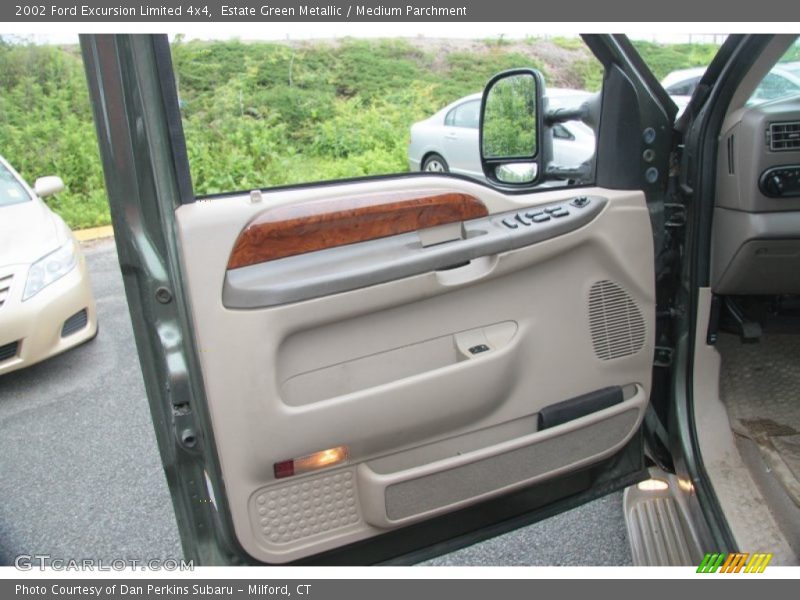 Estate Green Metallic / Medium Parchment 2002 Ford Excursion Limited 4x4