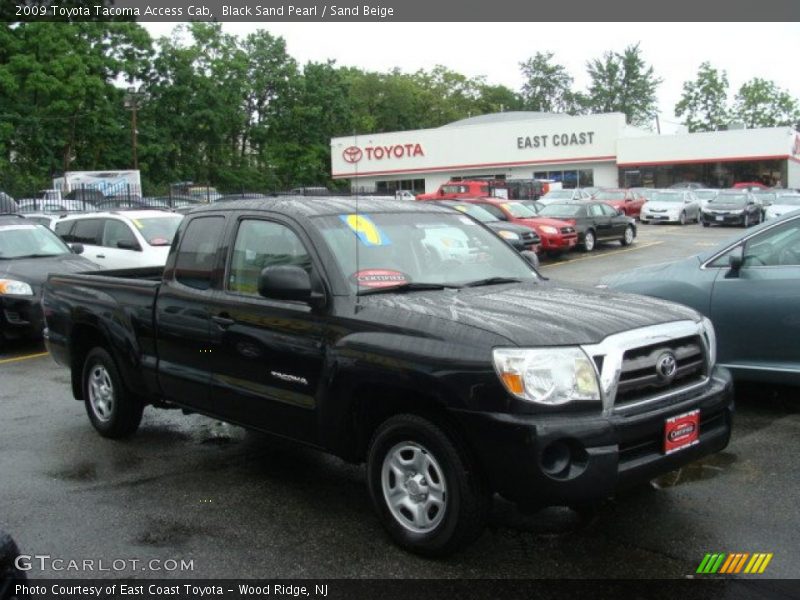 Black Sand Pearl / Sand Beige 2009 Toyota Tacoma Access Cab