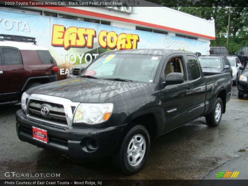 Black Sand Pearl / Sand Beige 2009 Toyota Tacoma Access Cab