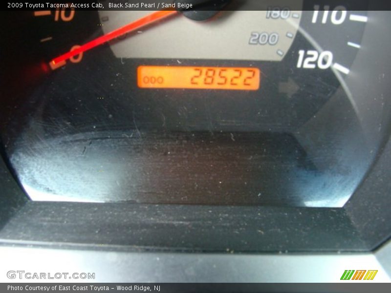 Black Sand Pearl / Sand Beige 2009 Toyota Tacoma Access Cab