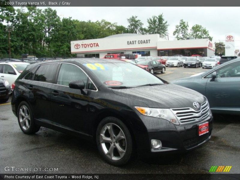 Black / Gray 2009 Toyota Venza V6