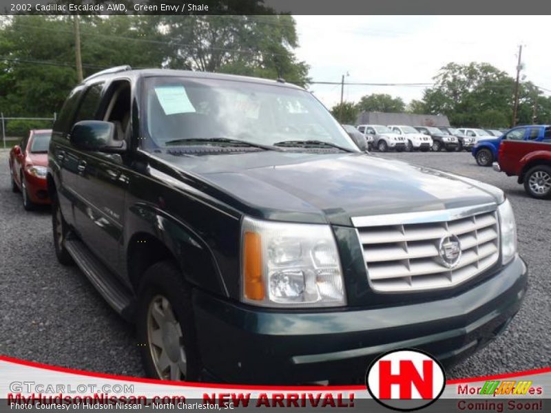 Green Envy / Shale 2002 Cadillac Escalade AWD