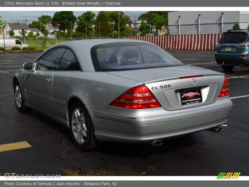 Brilliant Silver Metallic / Charcoal 2001 Mercedes-Benz CL 500