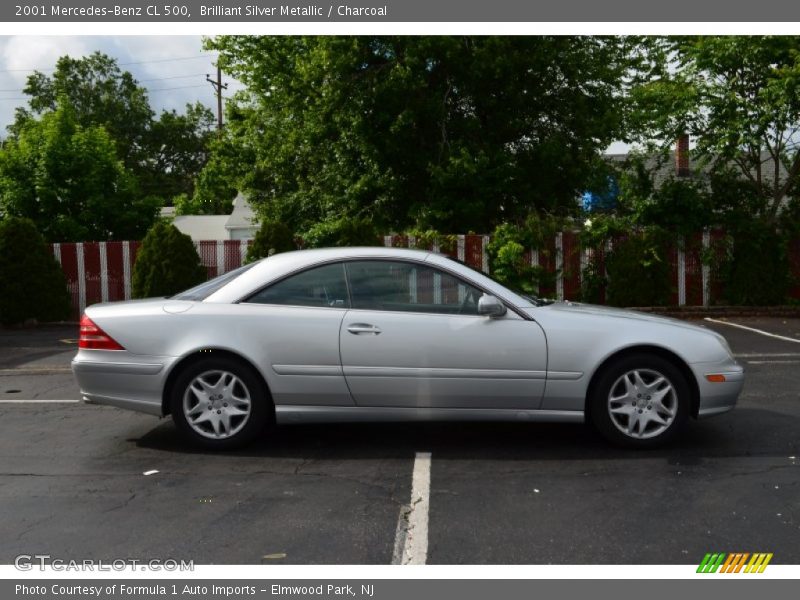 Brilliant Silver Metallic / Charcoal 2001 Mercedes-Benz CL 500