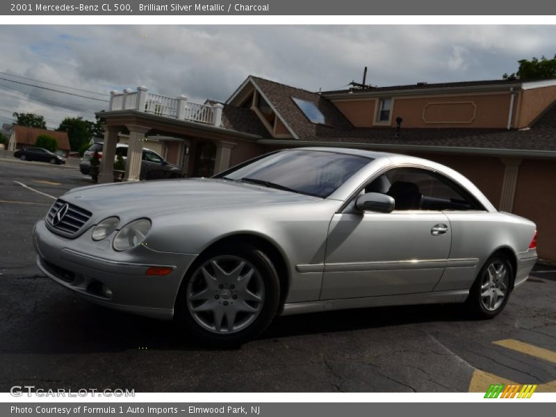 Brilliant Silver Metallic / Charcoal 2001 Mercedes-Benz CL 500