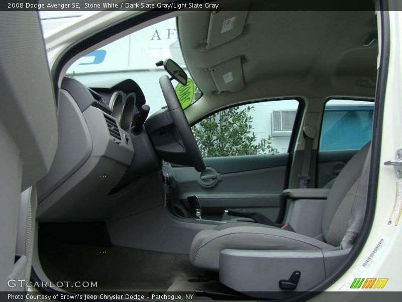 Stone White / Dark Slate Gray/Light Slate Gray 2008 Dodge Avenger SE