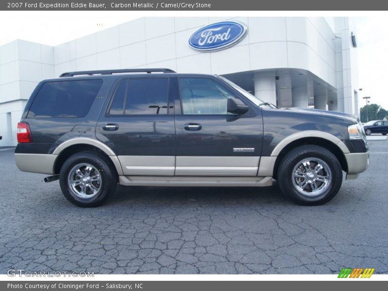 Carbon Metallic / Camel/Grey Stone 2007 Ford Expedition Eddie Bauer
