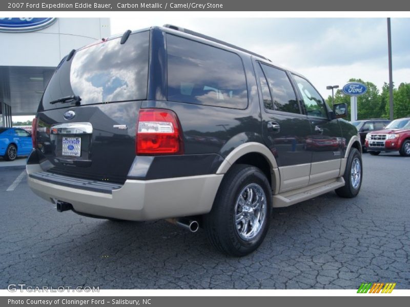 Carbon Metallic / Camel/Grey Stone 2007 Ford Expedition Eddie Bauer