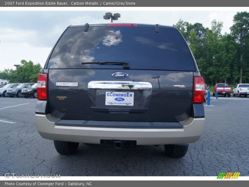 Carbon Metallic / Camel/Grey Stone 2007 Ford Expedition Eddie Bauer
